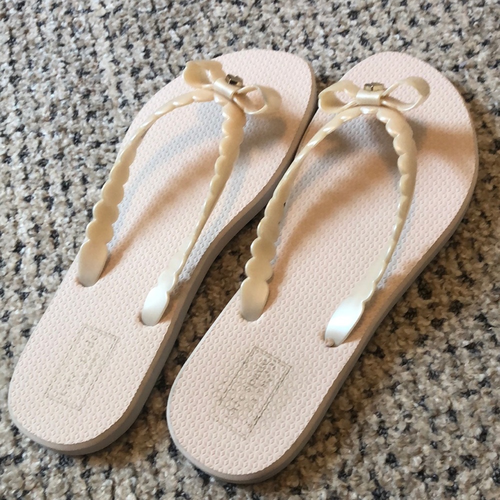 Lightly used Kate spade flip flops
